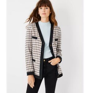 NEW Ann Taylor Tweed Cardigan Jacket Size 10